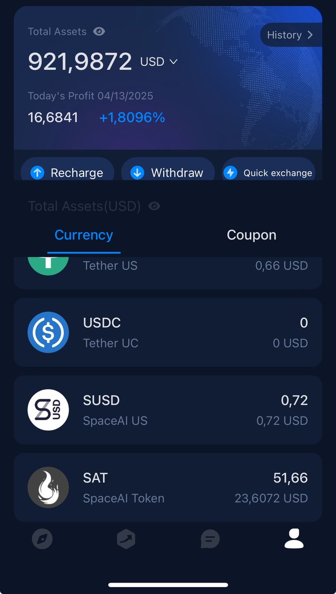 SpaceAIClub's tweet photo. 🚀 SpaceAI Daily Results:

Today’s results are in!

📈 Member A: +2.42%
📈 Member B: +1.80%
📈 Member C: +0.99%

Join today and start earning: https://t.co/PIJk8qNSUh
 
#SpaceAI #PassiveIncome #AI #Crypto #Investing #Web3 #CryptoEarnings #CryptoCommunity #AI https://t.co/XQ6EOYTLmC