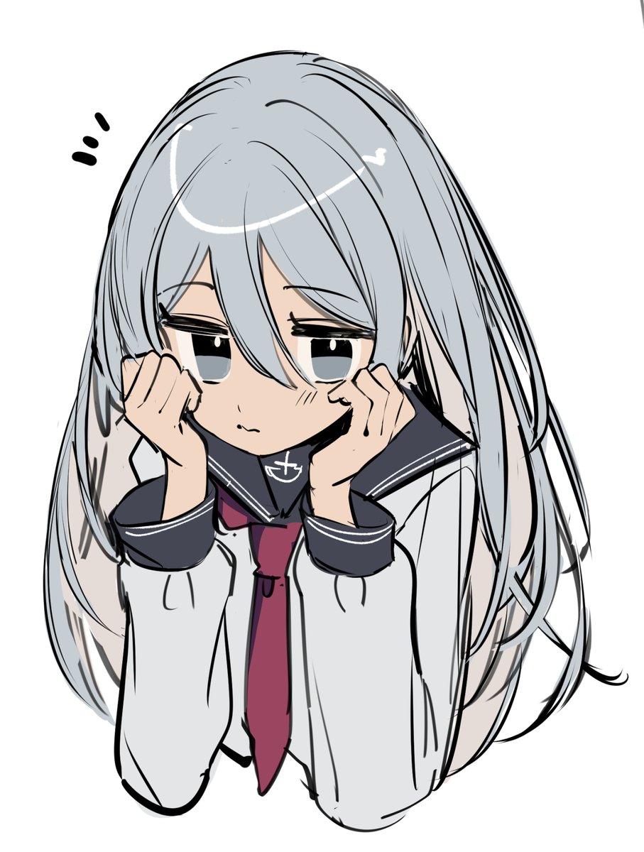 響(艦これ) 「」|TETUG（てつぐ）のイラスト