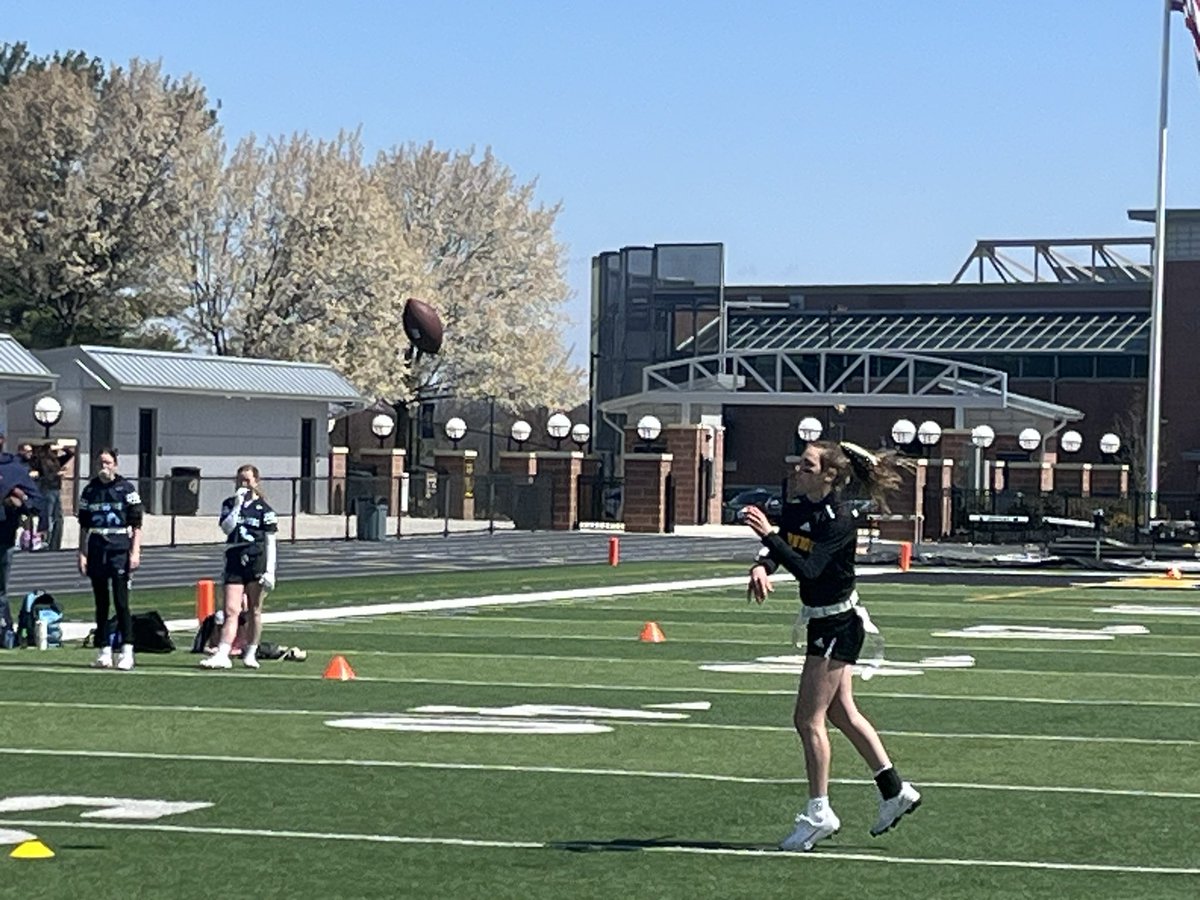 Sunday afternoon Flag Football on Hilltop! Awesome job ladies! <a href="/steelers/">Pittsburgh Steelers</a> #MontourProud