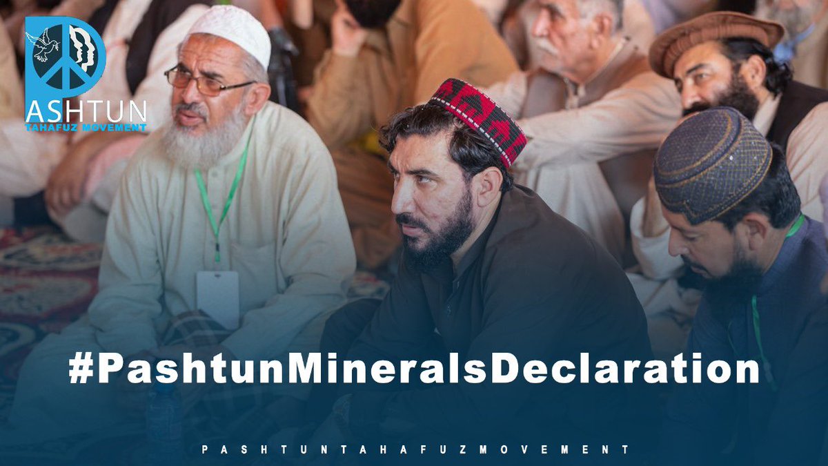 HanifPashteen_'s tweet photo. We reject the theft of Pashtun land in the name of ‘national interest.’ Pashtun rights are non-negotiable. #PashtunMineralsDeclaration https://t.co/3PPneIvSsg