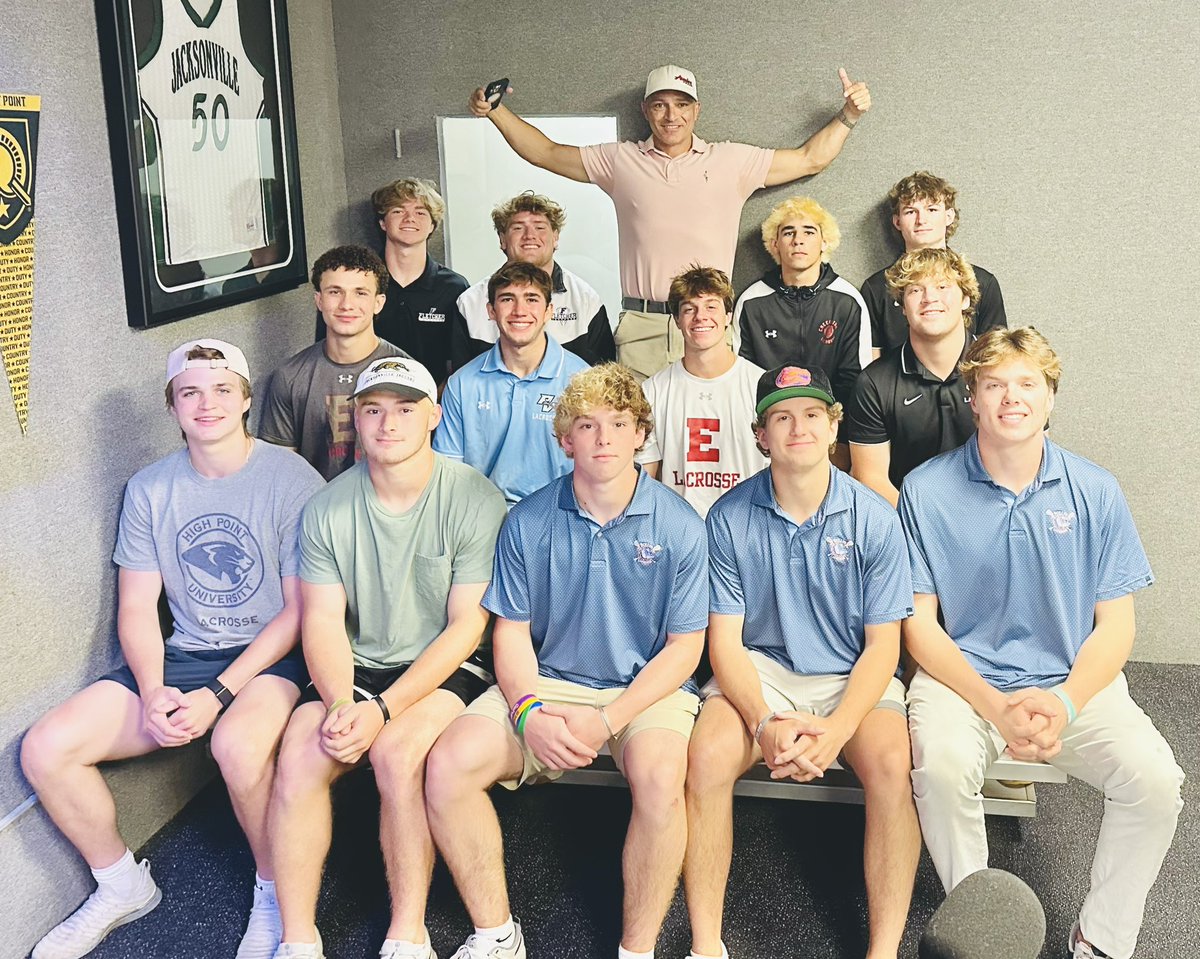 lax904's tweet image. Thanks to all the high school lacrosse players who joined me in studio today! I can win some games with this crew. Maybe even with me in goal!