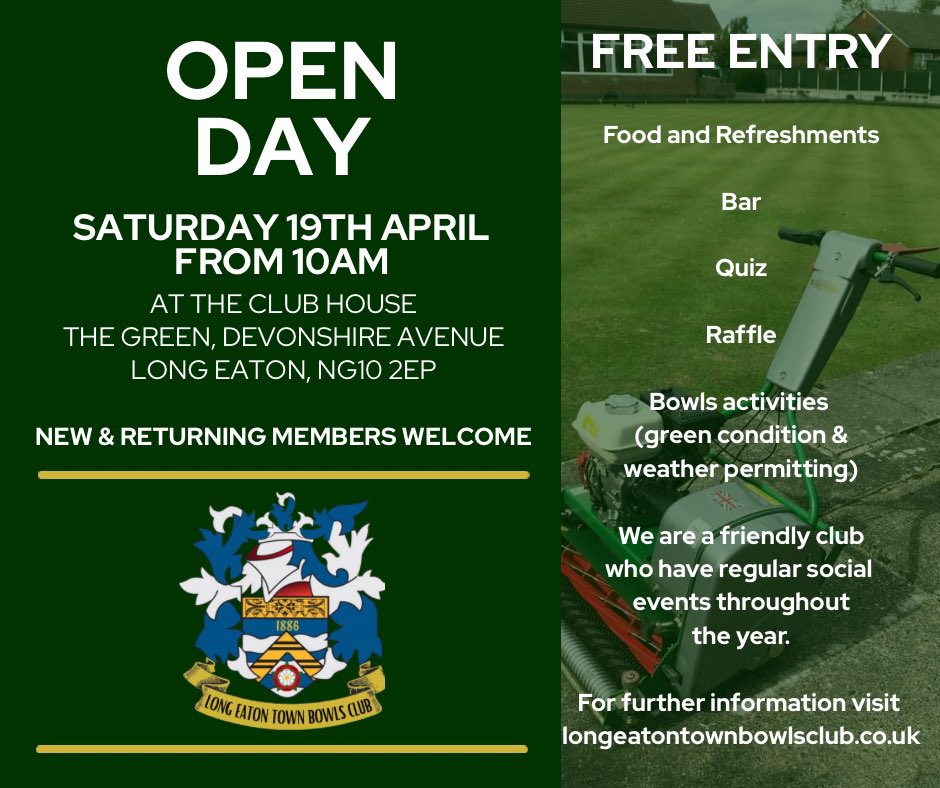 LongBowls's tweet image. Easter is coming…. and so is the outdoor season….#LongEaton @LongEatonLife @erewashsport