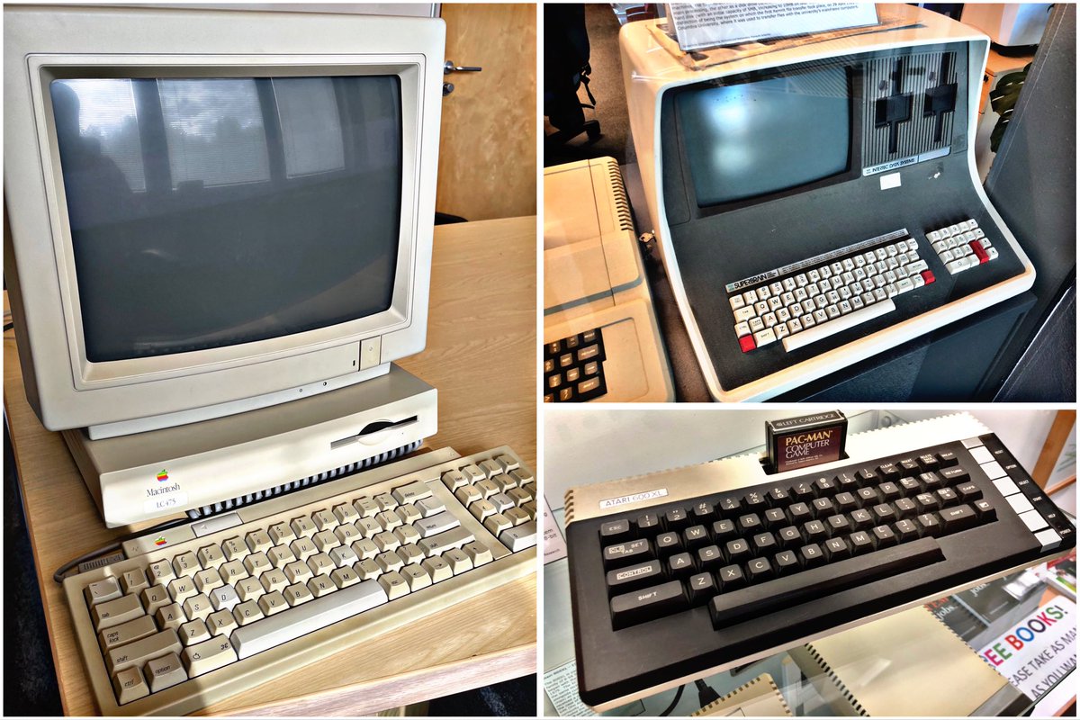 SWRetroComp's tweet photo. Today’s #RetroTrio offers you the #Macintosh #LC475, #Intertec #Superbrain and #Atari #600XL. Which will you keep, gift to a friend and delete forever? #RetroComputing #ComputerHistory #RetroGaming #VideoGames https://t.co/IgTgEfQcOG