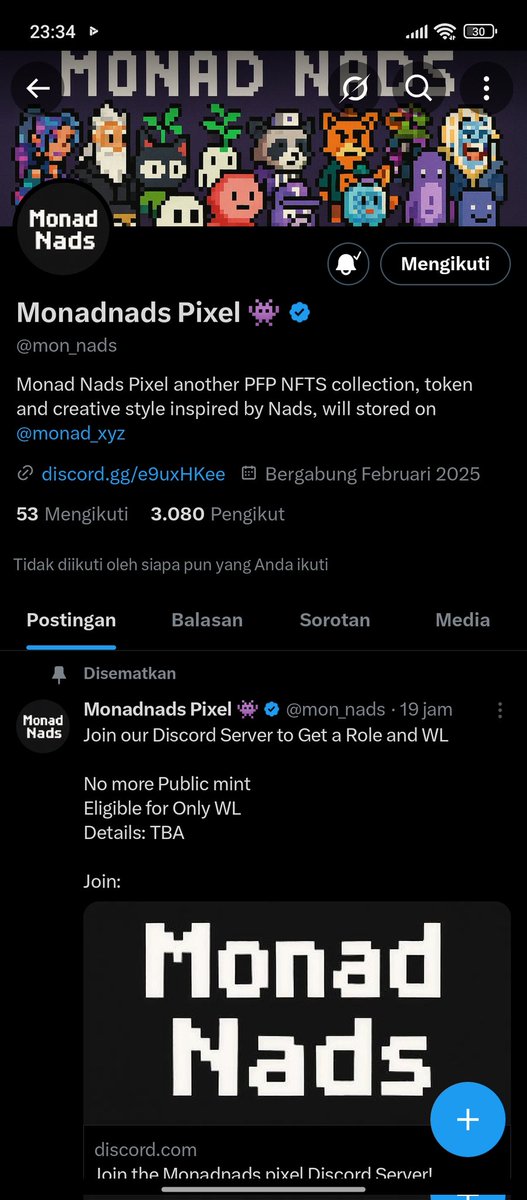 firmanhlmwn's tweet photo. @mon_nads 0xab16487d11235e0eaaeff058153ca3f0a66f3f2e https://t.co/x80IqsxQm6