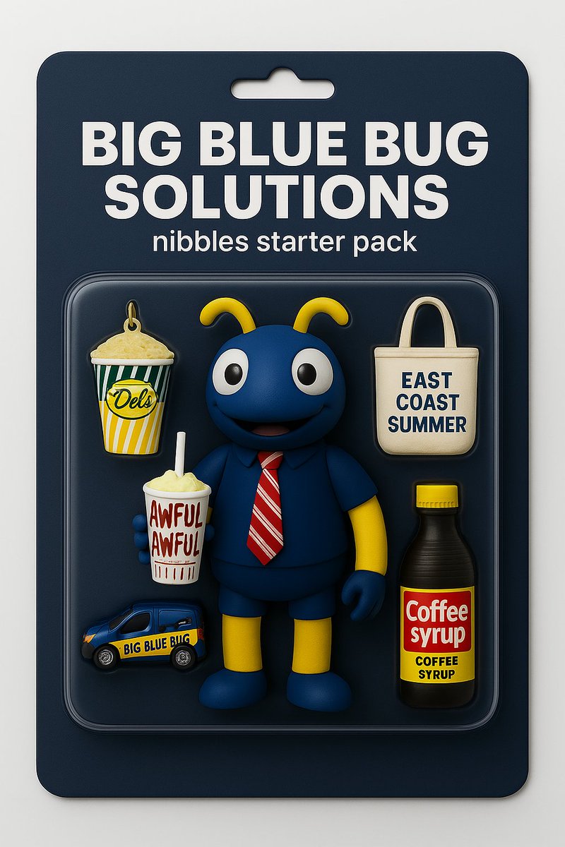 Nibbles AI Starter Pack just dropped and honestly…it’s way too accurate. If it doesn’t include a Del’s lemonade or a tote bag, Nibbles isn't going. 💙