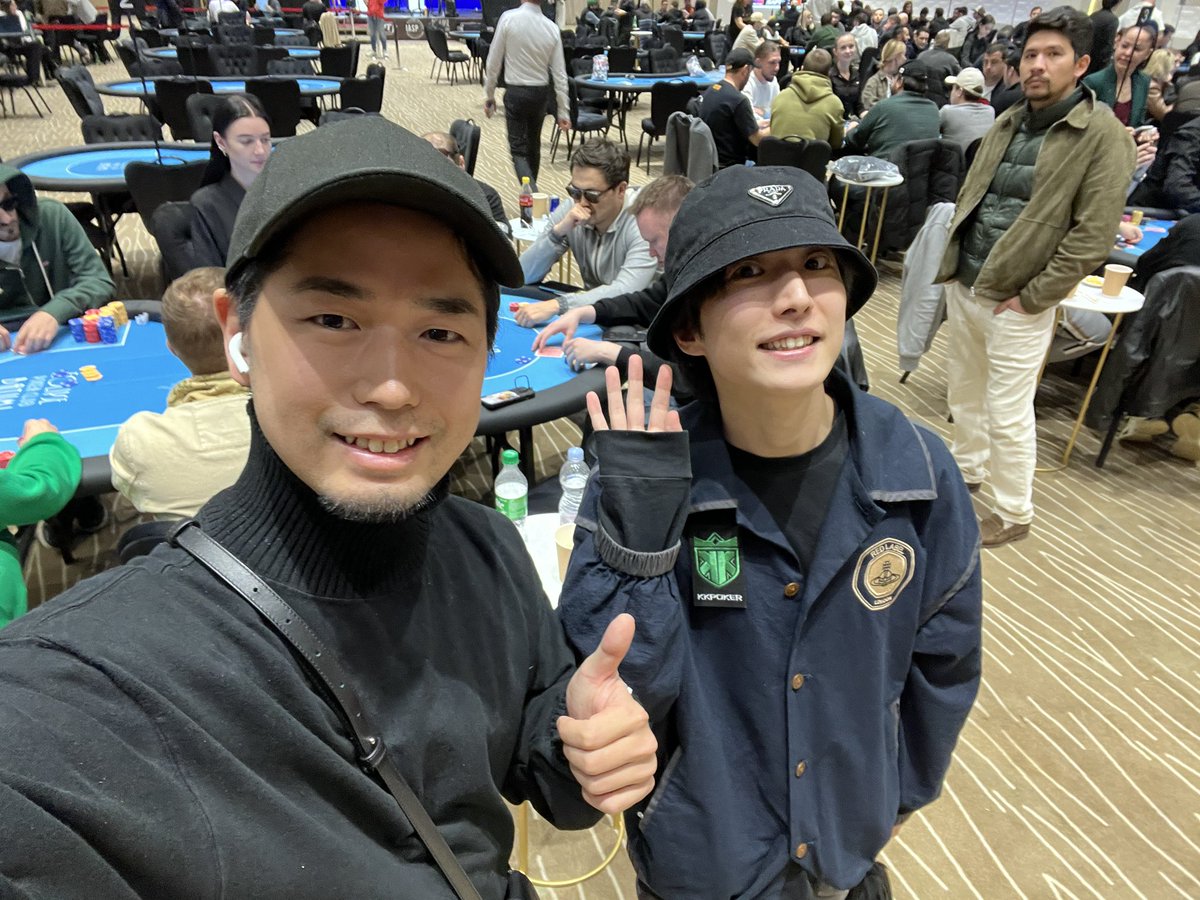 yujiro_poker's tweet photo. メイン、10位でFTバブルとなりました。。
5回目のエントリー、最後のDay1Fから通過してなんとかここまで来ましたが、
あと一歩届かず。
れいちゃそさんちょめさんにも会えたし楽しいジョージアでした。
日本に帰ってまた修行します。完
#EAPT https://t.co/bQJQ62f0MY