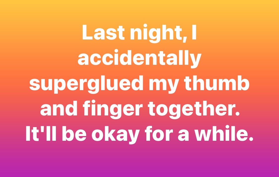 Took a minute.