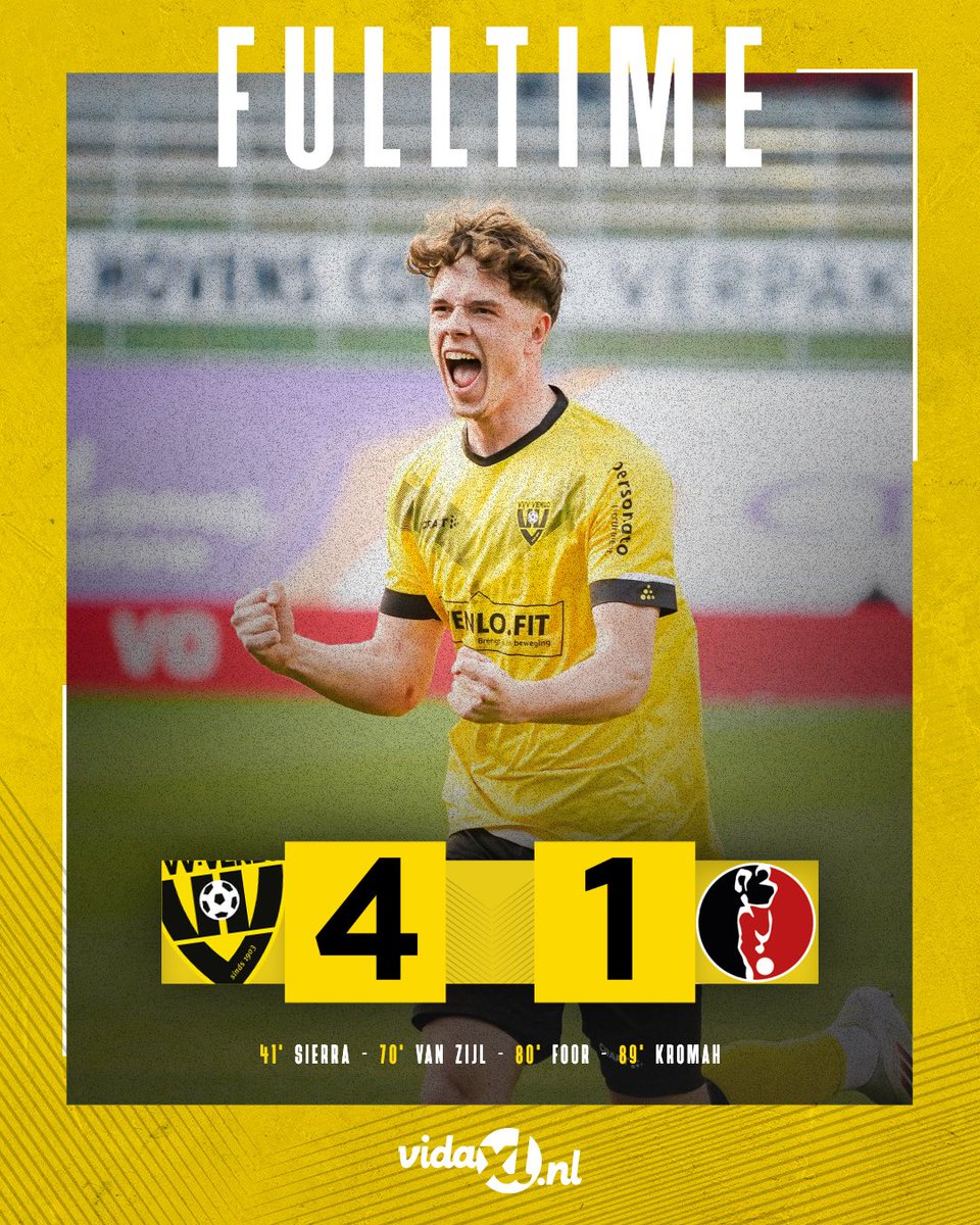 𝒀𝑬𝑺, 𝑻𝑬𝑨𝑴! 🔥

VVV-Venlo wint met ruime cijfers van Helmond Sport!

#VVVHEL #AllesHeejIsVVV