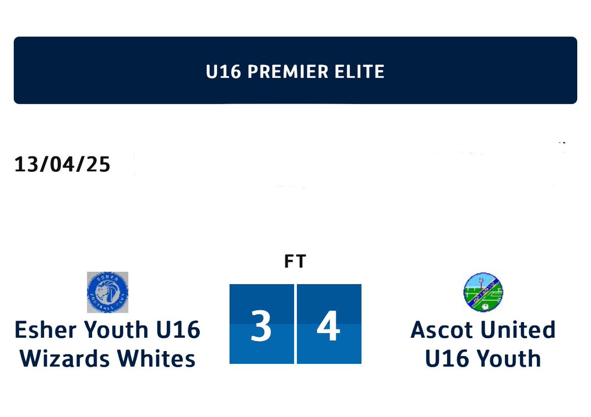 DavidBurton1971's tweet image. Well played the @AscotUnitedFC Youth u16s 💙💛

Can’t beat a last minute winner against the team second in the league to finish the season off! 

What a way to bow out. 

Superb today. Been a tough season but team spirit second to none. 

#EndOfAnEra #OnwardsAndUpwards