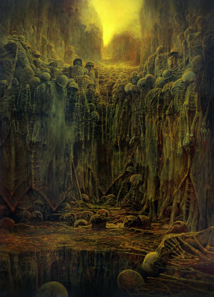 Zdzisław Beksiński (@artofbeksinski) on Twitter photo 1984 #painting #Beksinski #PolishMastersofArt 1984 #painting #Beksinski #PolishMastersofArt