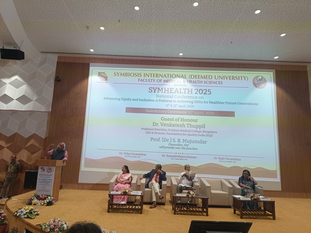 Pursuing Hospital &amp; Healthcare management at Symbiosis <a href="/SSODLPune/">Symbiosis School For Online And Digital Learning</a> . The joy of being a student once again. Great to meet Mujumdar sir, Dr. Parimala, Drs. Yeravdekars and gear brilliant speakers #SYMHEALTH2025 #symbiosispune
For more 👇facebook.com/share/p/1BFVPw…