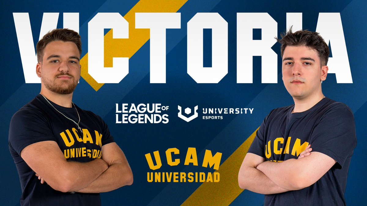 🏆 CAMPEONES SEGUNDO SPLIT 🏆

¡Ganamos 2-0 la FINAL League Of Legends de <a href="/University_ES/">UNIVERSITY Esports Spain 🇪🇸</a>! 

GG WP <a href="/Knikabot/">Knika</a>, <a href="/Rewound_/">Rewound</a>, <a href="/gromix_lol/">Gromix</a>, <a href="/SilerLol/">Siler</a>, <a href="/yoangichan/">yoangi.trashu</a>, <a href="/Lisbd10/">Lisbd</a>, <a href="/Mega1_LoL/">Mega</a>, <a href="/galluscoach/">Gallus</a>, <a href="/leagueofrainn/">Rainn</a> y @Darkthasr 👏

#LeagueOfLegends #FINAL #UniversityEsports