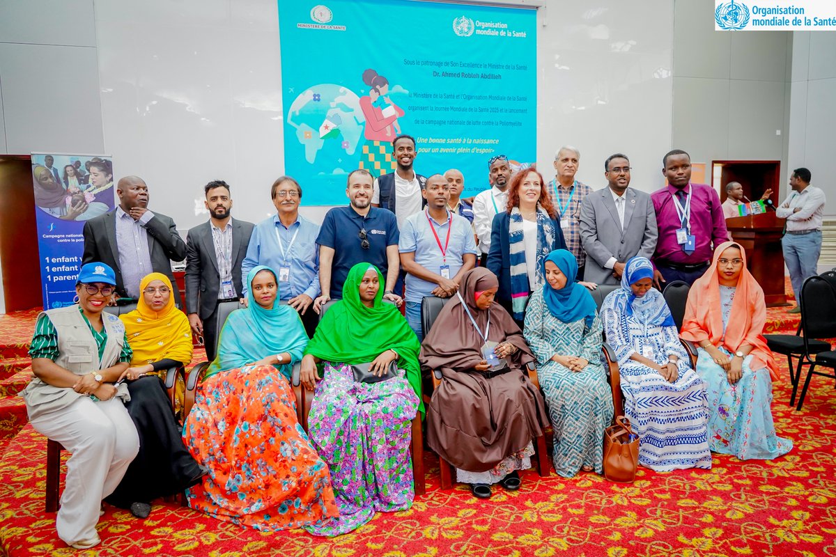 WHO Djibouti (@whodjibouti) on Twitter photo 40 ans de présence de l’OMS à Djibouti
🎉En 2025, l’<a href="/WHODjibouti/">WHO Djibouti</a> célèbre 40 ans de partenariat actif avec le Ministère de la Santé 🇩🇯
👉 Politiques de santé, urgences, nutrition, maternités, formation…
Un engagement de long terme pour sauver des vies
#OMS40ans #SantéPourTous 40 ans de présence de l’OMS à Djibouti
🎉En 2025, l’<a href="/WHODjibouti/">WHO Djibouti</a> célèbre 40 ans de partenariat actif avec le Ministère de la Santé 🇩🇯
👉 Politiques de santé, urgences, nutrition, maternités, formation…
Un engagement de long terme pour sauver des vies
#OMS40ans #SantéPourTous