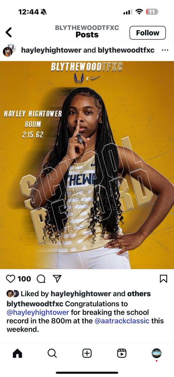 Keep pushing Hayley...New PR Alert!!!
