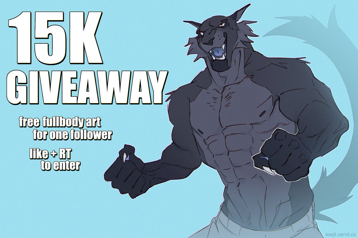 OMG Close to 15k so !!!
 giveaway TIME 🐈‍⬛💙

rules:
- Be a follower.
- Like. Retweet.
- Winner gets a fullbody art.
-  Ends on April 19th

Thank you so much for being here.💙