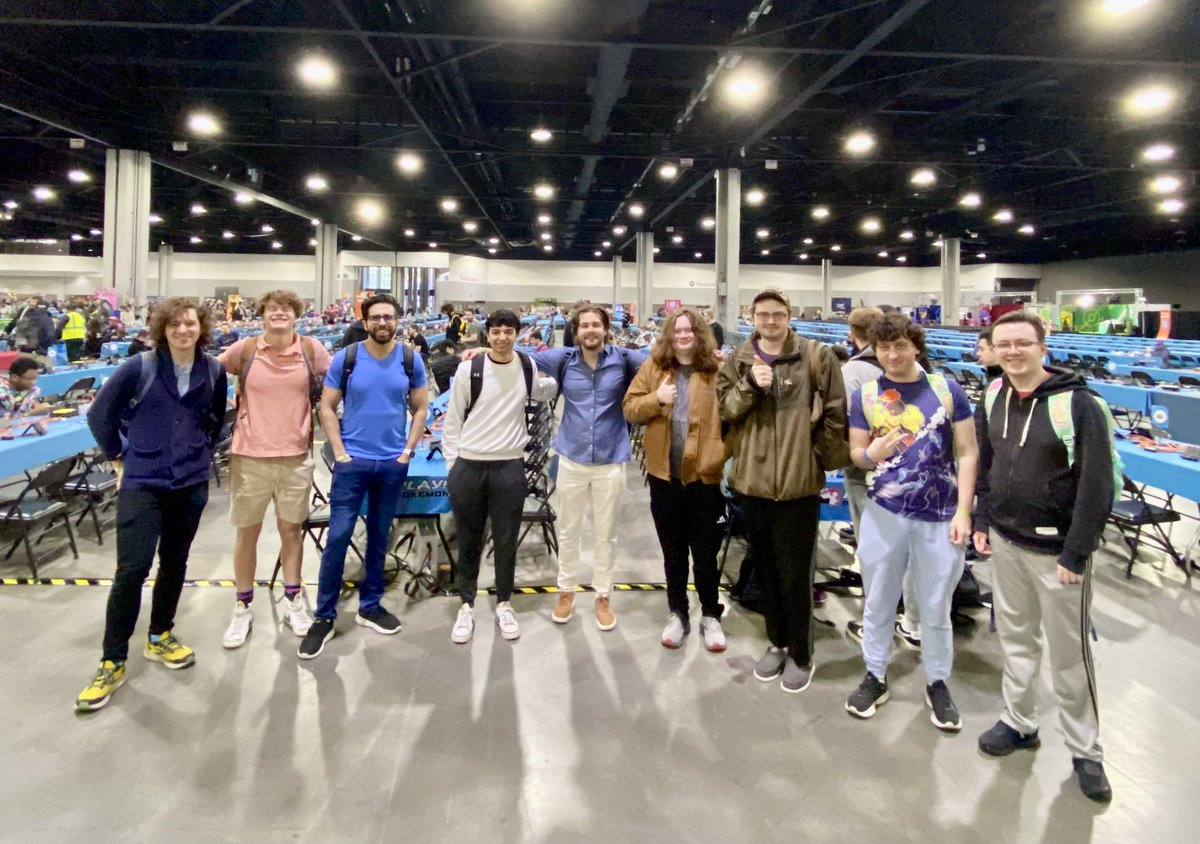 Georgia &amp; South Carolina locals representin’ in Day 2 of Atlanta VGC Regionals! (And there are more not pictured!) Way to go!!!
<a href="/Dimsunlight/">Toler Webb</a> <a href="/TannerMaskGAZ/">Tanner Mask</a> <a href="/Fsucia_/">Fsucia</a> <a href="/XZacLeeVGC/">XZacLee</a> <a href="/Wiltank/">Will (Wiltank) 🐮🛡️</a> <a href="/Slow_Sunflower/">Rich Cuddy</a> <a href="/MemesNDreamsVGC/">MemesNDreams</a> <a href="/rowanwhall/">Rowan Hall</a>