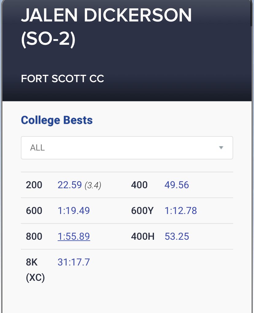JalenDickersonn's tweet photo. Second 400m ever
went from 52.3~>49.5
Halfway through the season Prs! https://t.co/xjuoo9qXiJ
