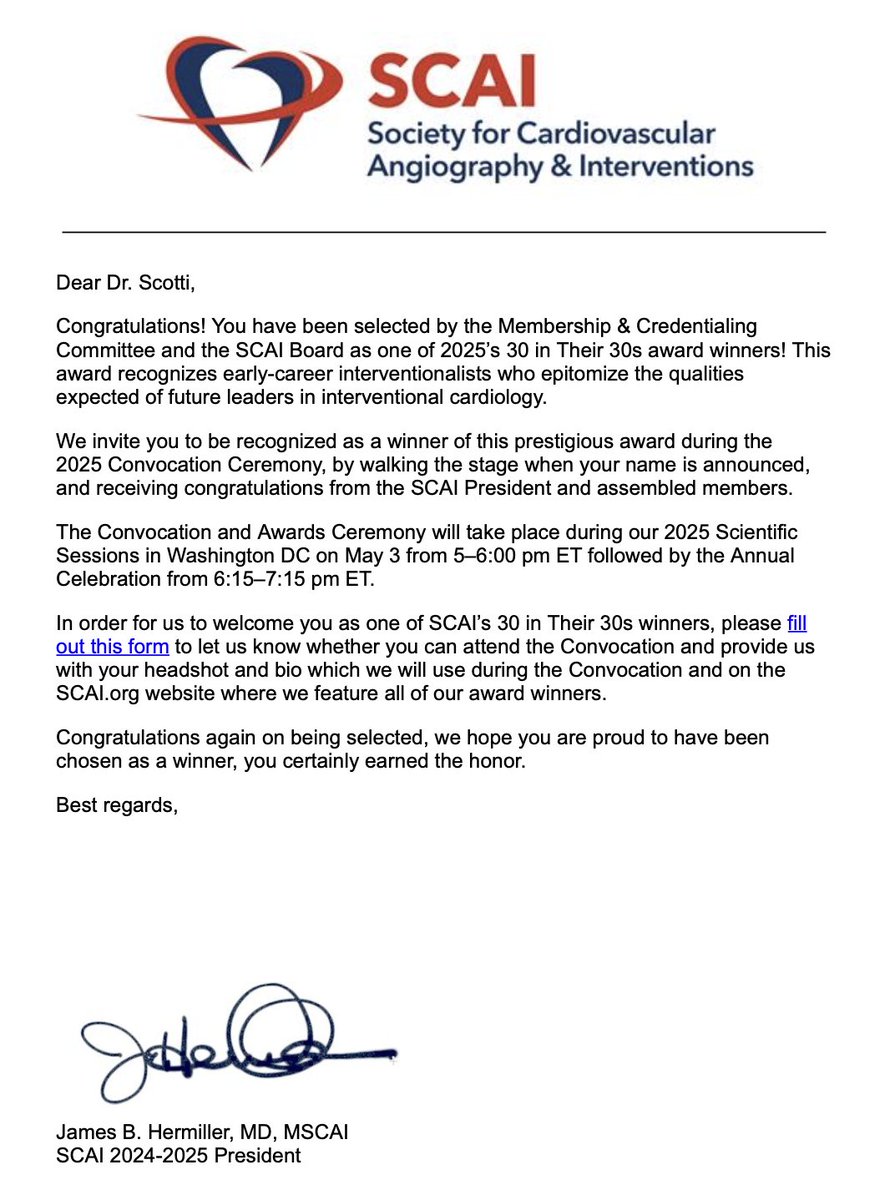 Andrea Scotti (@andreascotti21) on Twitter photo Honored to be recognized by <a href="/SCAI/">SCAI</a> for this prestigious award!
This comes from working in such a great team at <a href="/MontefioreNYC/">Montefiore Health System</a> - <a href="/azeemlatib/">Azeem Latib</a>, <a href="/EdwinHoMD/">Edwin Ho</a>, <a href="/m_assafin/">Manaf Assafin</a> Honored to be recognized by <a href="/SCAI/">SCAI</a> for this prestigious award!
This comes from working in such a great team at <a href="/MontefioreNYC/">Montefiore Health System</a> - <a href="/azeemlatib/">Azeem Latib</a>, <a href="/EdwinHoMD/">Edwin Ho</a>, <a href="/m_assafin/">Manaf Assafin</a>