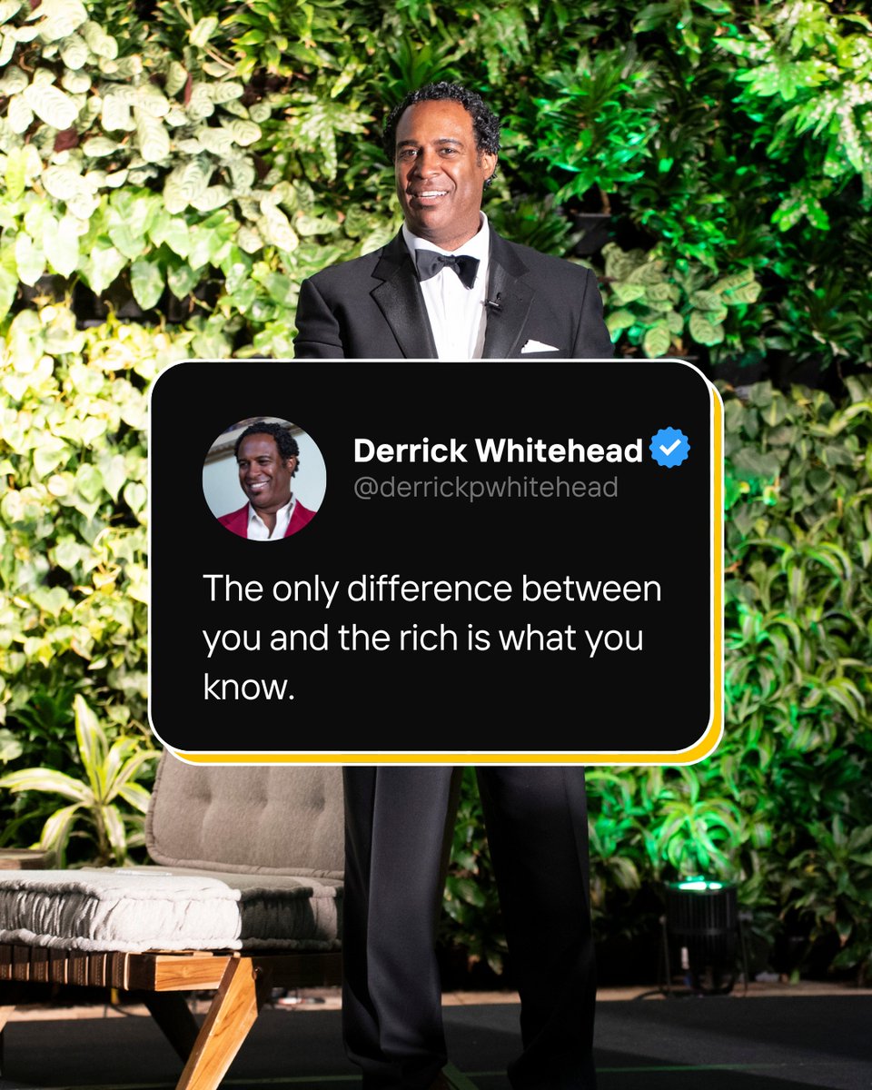 MrDWhitehead's tweet photo. The only difference between you and the rich? What you KNOW. Knowledge is the key—time to close the gap. 📚💰

Join my free webinar to learn how! ⬇️
🔗 https://t.co/nIg4NxkJXJ https://t.co/3i6VUXxzHs
