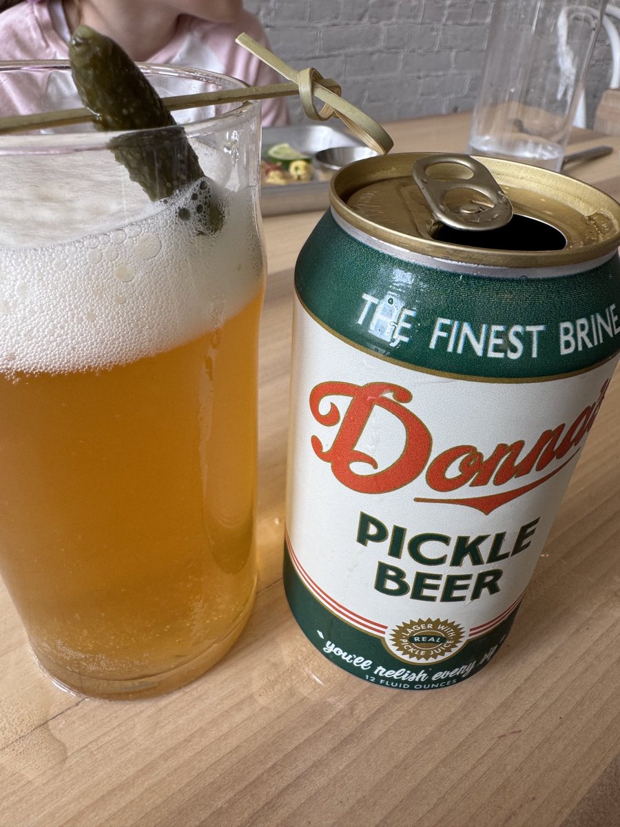 I just spent the weekend in northern Michigan. I still love our American neighbours. Every American that I met was friendly, helpful, welcoming and warm. Even got a couple unnecessary apologies for Trump’s tariffs.  The tariff insanity will pass… Also pickle brine in beer works.