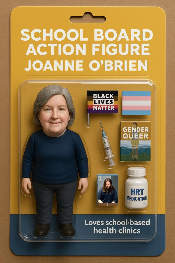 #Maine #MEpolitics 
Maine MSAD 11 Woke Board Member Doll
Alvin <a href="/Xalvinlui/">Alvin Lui</a> w/ <a href="/CourageHabit/">Courage Is A Habit</a> is wild🔥
Behold - his creation!  
Mockery is far less damaging than what they are doing to the kids.  If you can't take the heat, get off the seat.