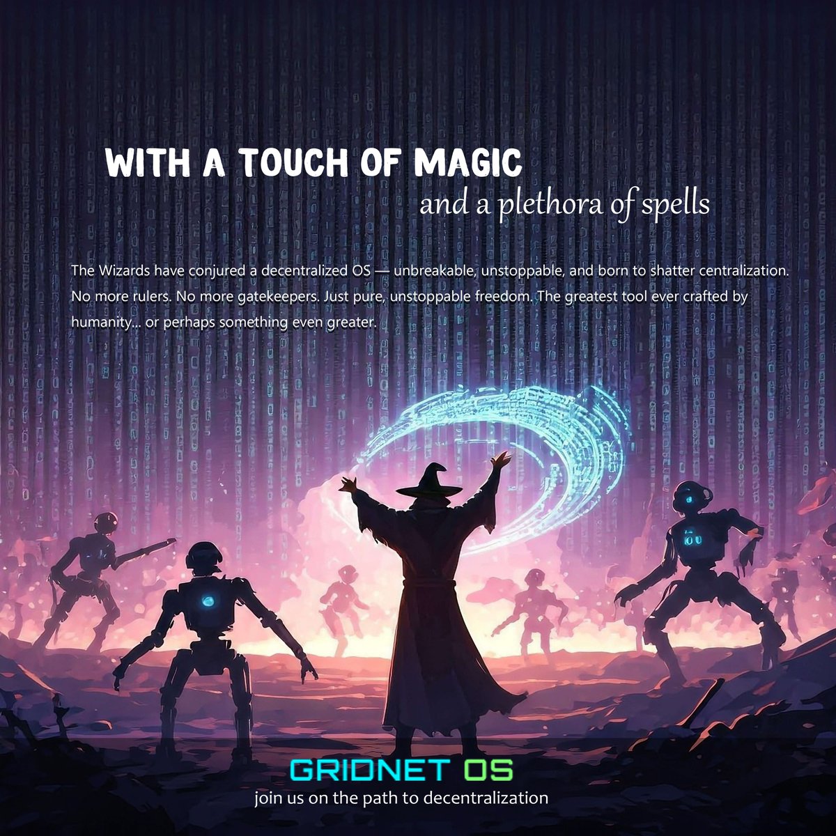 FamiliarAshoka's tweet image. 📢 Check out #GridnetOS, the FIRST 100% decentralized operating system! Experience true freedom with its anonymous browsing, P2P file sharing, and secure communication. No central servers, just pure user empowerment! 💪 Learn more at gridnet.org
@g