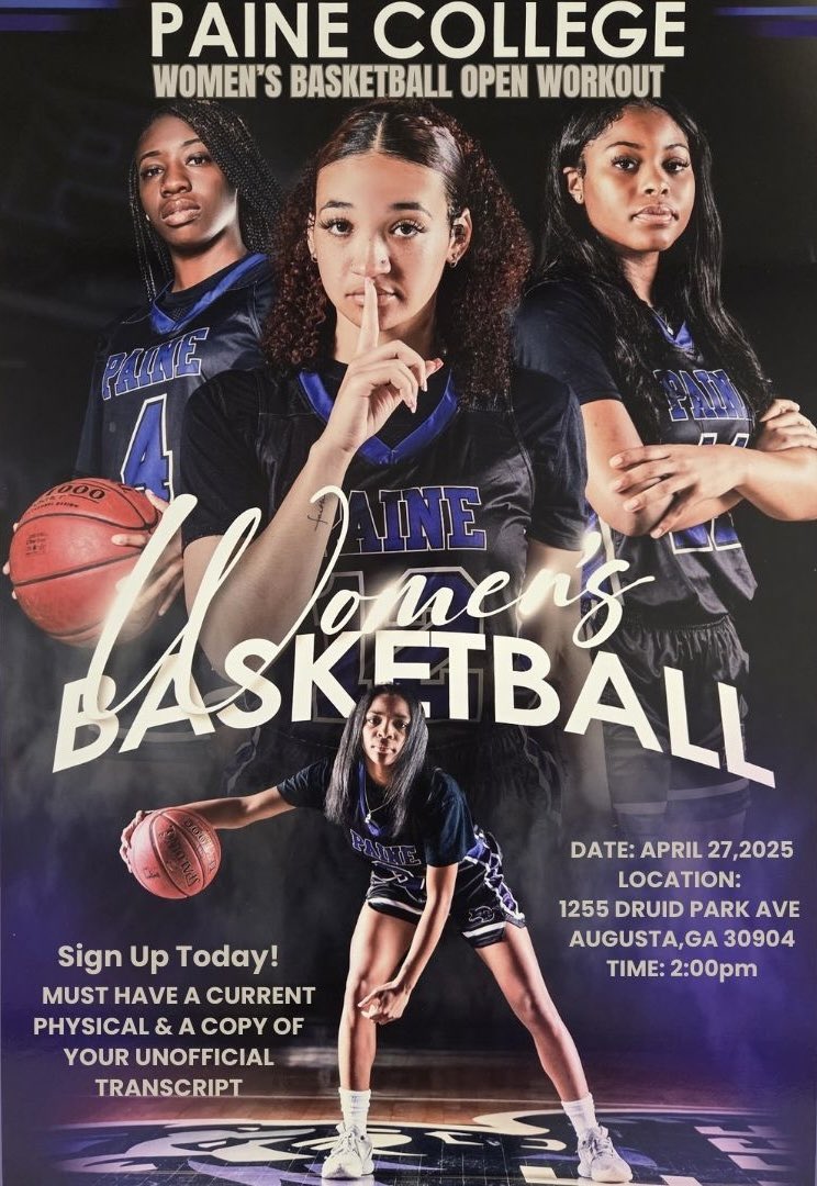 🏀OPPORTUNITY🏀

We will be having an Open Workout Sunday April 27th at 2pm, Highlight your talent at our FREE Open Workout and Campus Tour!

For more info or general questions DM me!

#unsignedwbb
#Transfers 
#unsignedsenior 
#transferportal 
#collegewbb