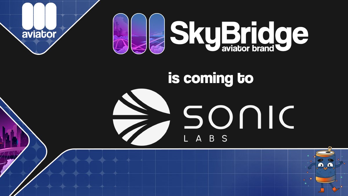 Aviator (@aviator_ac) on Twitter photo Gotta go fast? How about Supersonic? ✈️ Aviator SkyBridge is coming to <a href="/SonicLabs/">Sonic Labs</a>! 🔗
Connecting every asset to every chain, only on <a href="/SkyBridgeApp/">Aviator SkyBridge</a>. 🦊 x ⚪ Gotta go fast? How about Supersonic? ✈️ Aviator SkyBridge is coming to <a href="/SonicLabs/">Sonic Labs</a>! 🔗
Connecting every asset to every chain, only on <a href="/SkyBridgeApp/">Aviator SkyBridge</a>. 🦊 x ⚪