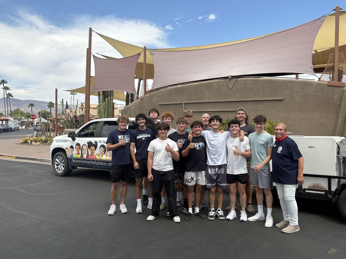 John Malone (@coachjohnmalone) on Twitter photo Big thanks to all the <a href="/CSFalconsFB/">Cactus Shadows Falcons football</a> players that volunteered Friday and Saturday at the Kiwanis event. Way to show out for the community.
<a href="/aidann_c/">Aidan Chambers C/O 2027</a>
<a href="/Benjamin_Riek/">Benjamin Riek</a>
<a href="/WiatrolikB3/">Ben Wiatrolik</a> Big thanks to all the <a href="/CSFalconsFB/">Cactus Shadows Falcons football</a> players that volunteered Friday and Saturday at the Kiwanis event. Way to show out for the community.
<a href="/aidann_c/">Aidan Chambers C/O 2027</a>
<a href="/Benjamin_Riek/">Benjamin Riek</a>
<a href="/WiatrolikB3/">Ben Wiatrolik</a>