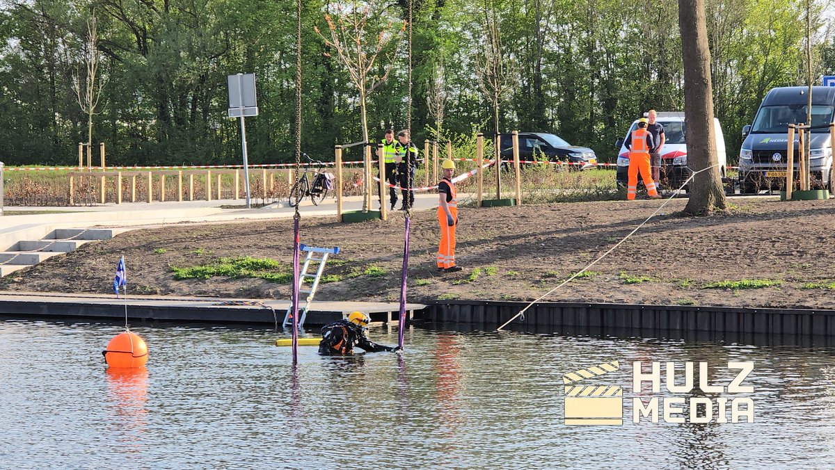 Auto geborgen na tragisch ongeval in Elburg