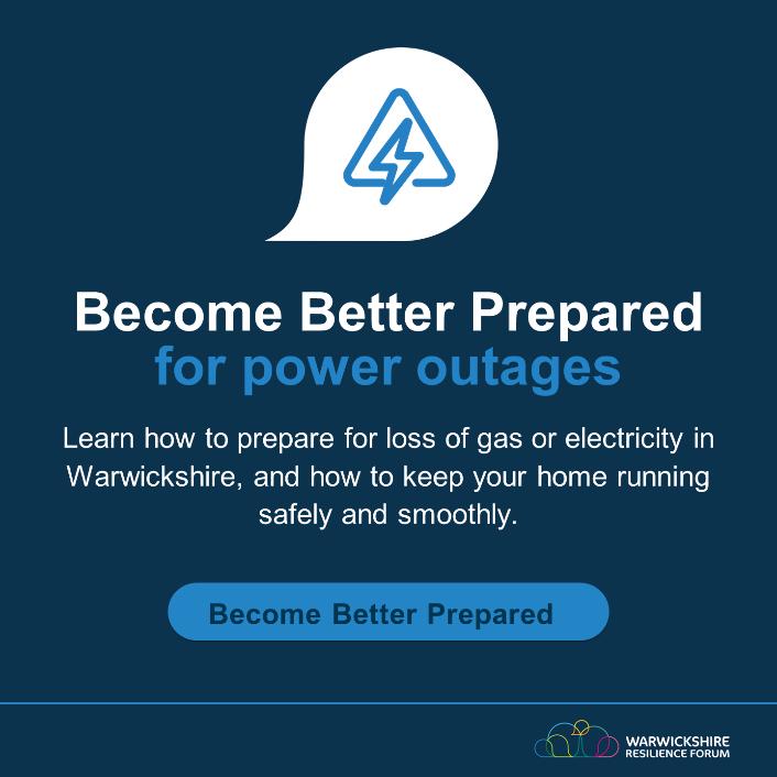 Many of us rely on gas and electricity every day. But would you know what to do if you lost power for a few days? Learn how to prepare for power outages, loss of gas supply and more at warwickshireresilienceforum.org/risks/loss-of-…