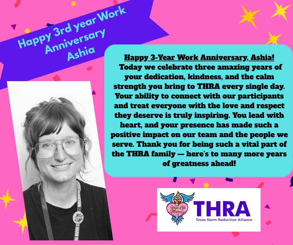 TexasHRA's tweet image. THRA celebrates Sommer and Ashia, who bring courage, care, and commitment to everything they do.
#HarmReductionSavesLives #HarmReductionisLove