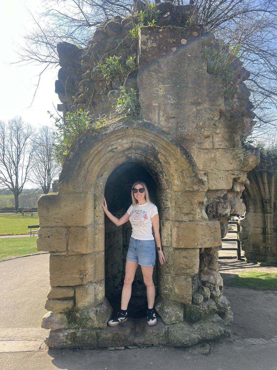 Well how else are you supposed to pose in a ruin??