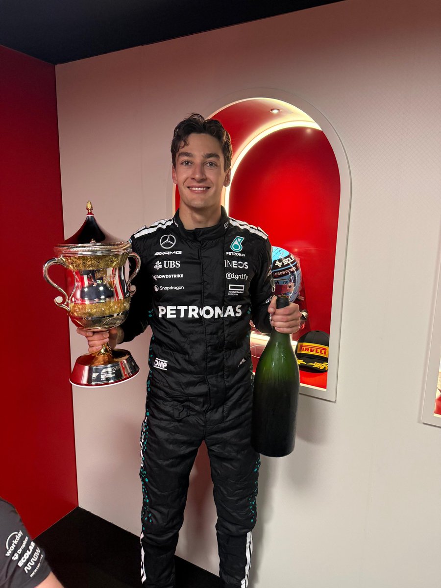 George Russell tweet media
