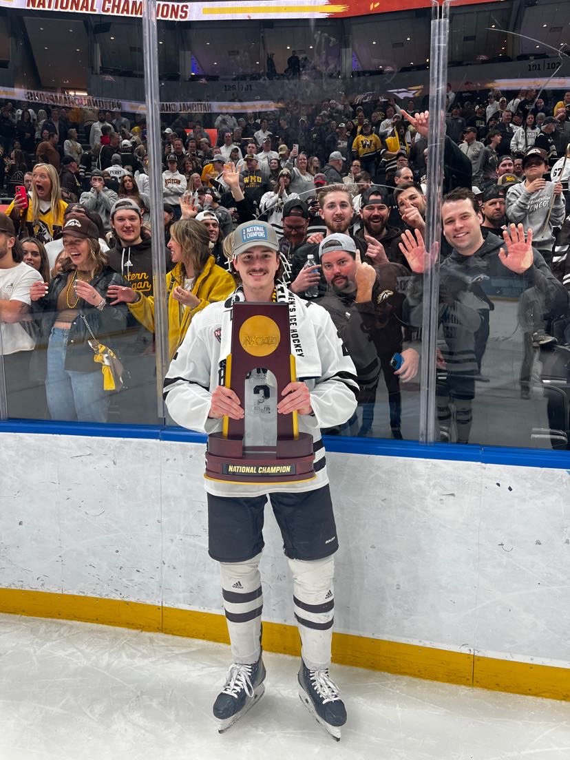 Bears Hockey to Broncos Hockey and now NCAA National Champion. Congratulations Grady Gallatin!