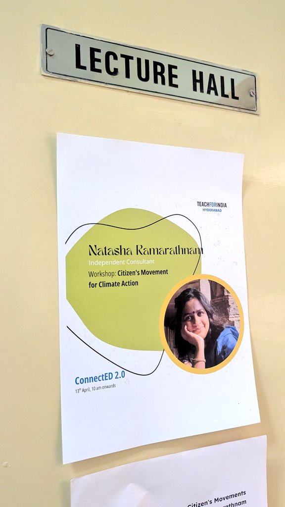 Prathyusha Parakala (@prathyushacfa18) on Twitter photo So happy to have met <a href="/nuts2406/">Natasha Ramarathnam</a> after ages <a href="/TeachForIndia/">Teach For India</a> #Hyderabad ConnectEd event today, where she was speaking about Citizen's movement for #ClimateAction and we reflected on everything from the old #SaveChevellaBanyans to the now #SaveHCUBiodiversity ๐ณ๐ So happy to have met <a href="/nuts2406/">Natasha Ramarathnam</a> after ages <a href="/TeachForIndia/">Teach For India</a> #Hyderabad ConnectEd event today, where she was speaking about Citizen's movement for #ClimateAction and we reflected on everything from the old #SaveChevellaBanyans to the now #SaveHCUBiodiversity ๐ณ๐