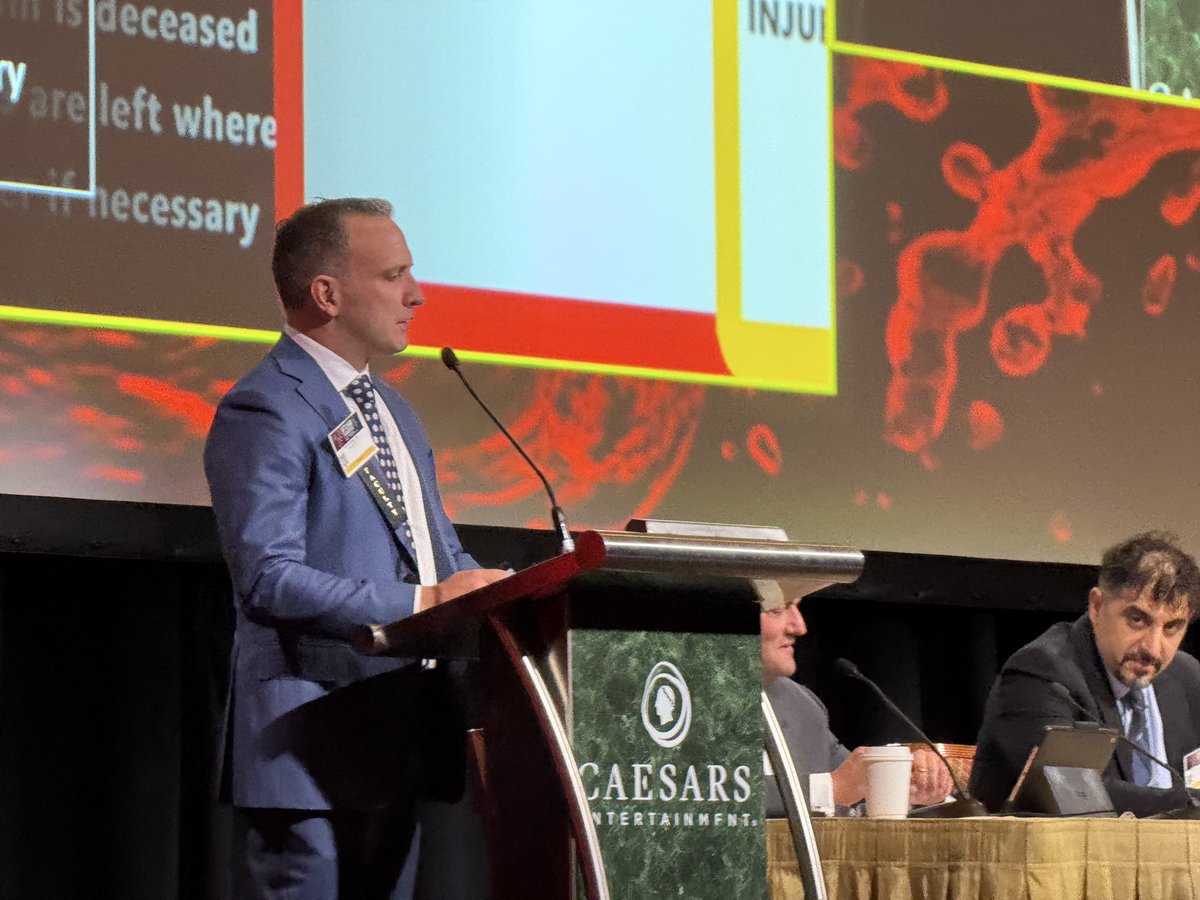 Matthew Martin, MD, FACS, McRIB (@docmartin22) on Twitter photo New <a href="/TCCACS/">Mattox/Vegas TCCACS</a> faculty Dr Ryan Dumas on Triage: Technology vs Judgement. Will we be replaced, augmented, or stay the same?
#TCCACS2025 #ISTT_MCI New <a href="/TCCACS/">Mattox/Vegas TCCACS</a> faculty Dr Ryan Dumas on Triage: Technology vs Judgement. Will we be replaced, augmented, or stay the same?
#TCCACS2025 #ISTT_MCI