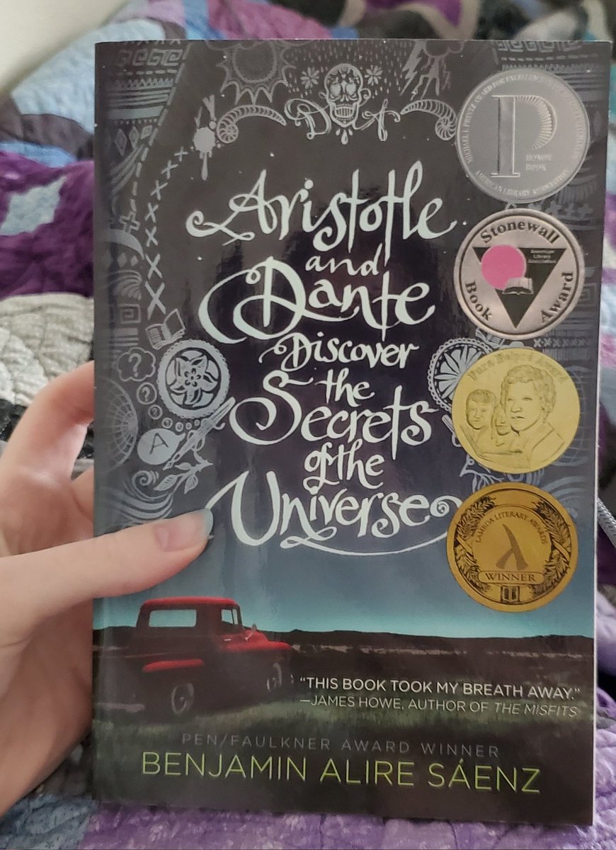vampyflies's tweet image. #currentread aristotle and dante discover the secrets of the universe