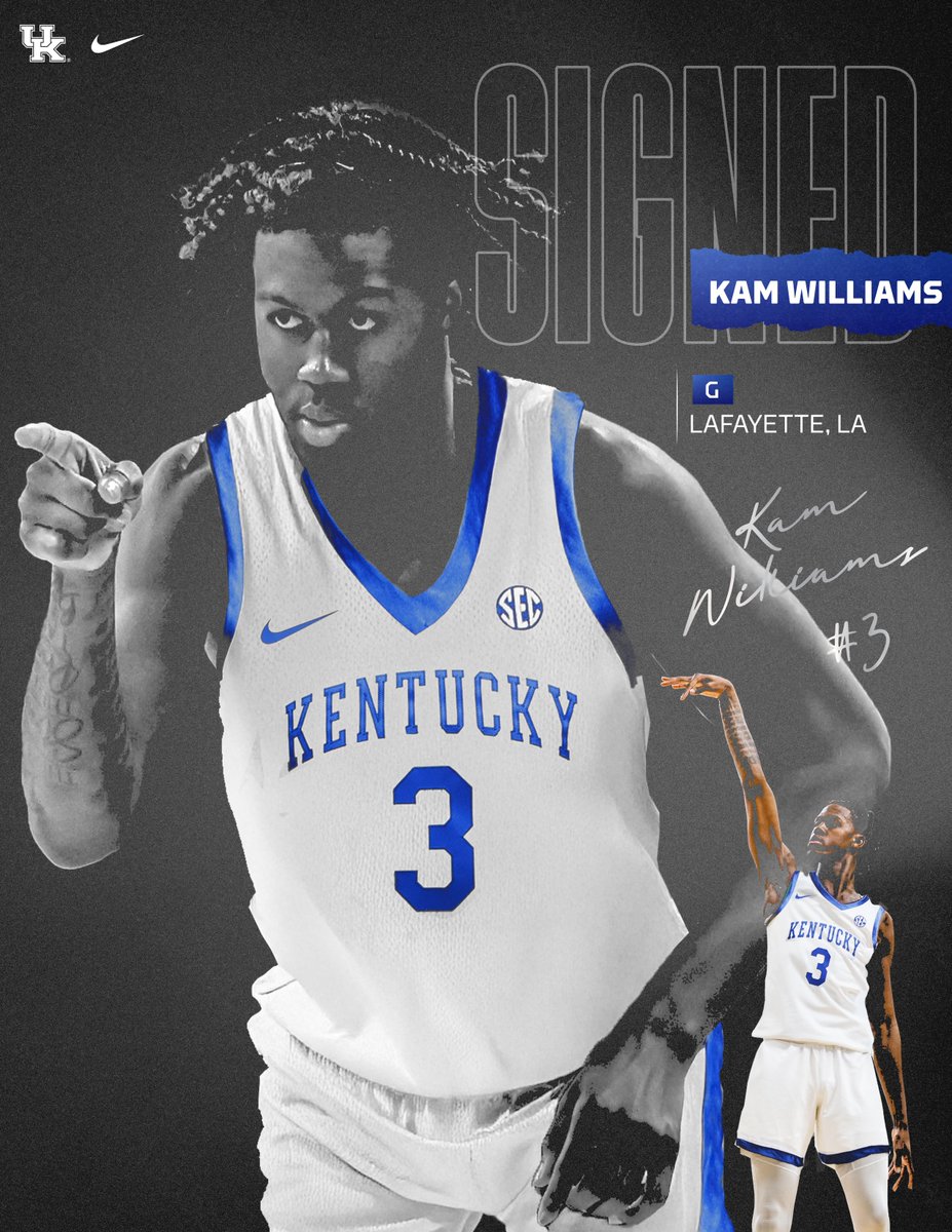 KentuckyMBB's tweet image. Welcome to #BBN, @KamWilliams_3.
