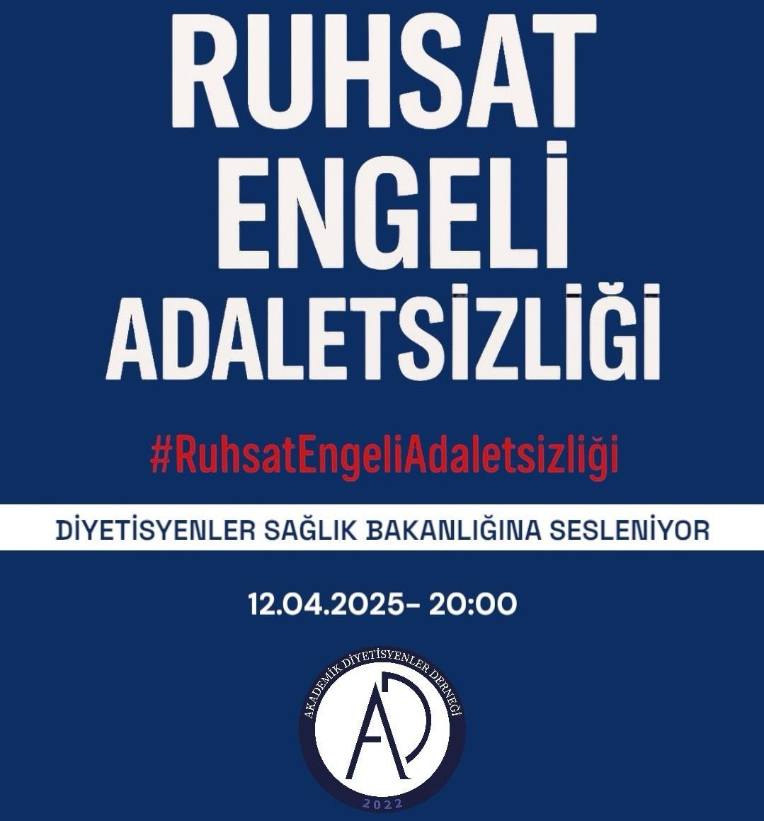 dytgamzegoksal's tweet photo. #RuhsatEngeliAdaletsizliği
kazanılmış hakları iptal edip, ağır şartlarda ofis açamayan diyetisyenleri işsiz bırakmak, çalışma alanlarını kısıtlamak sadece merdiven altı yetkisiz kişilerinkayıt dışı ekonomisini canlandırır.
@saglikbakanligi  @drmemisog
 @suayipbirinci
@RTErdogan https://t.co/P5tDM2ia4S