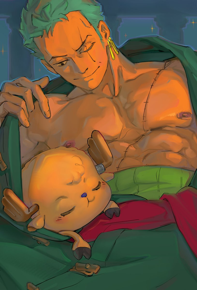 Chopper's Pillow ♡✧˖°

#ONEPIECE #Zoro #Chopper