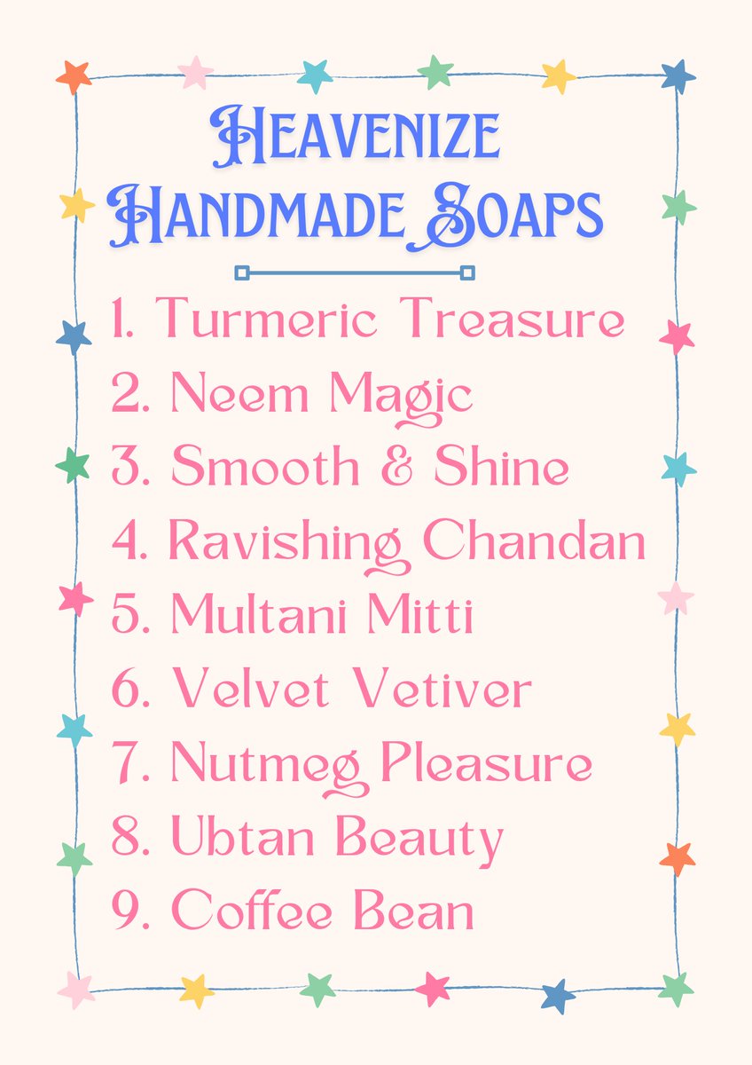 HeavenizeGoods's tweet photo. Pure ingredients, made in small batches, gentle on the skin &amp; lovely fragrances, these Handmade Soaps is all you need to beat the heat (&amp;sweat 😂) this summer. 
Delivery Pan India. Place your orders now. 😊😇
Buy 7 and get 1 free. Hurry !!

#Baisakhi2025 https://t.co/aBQMV0qW51