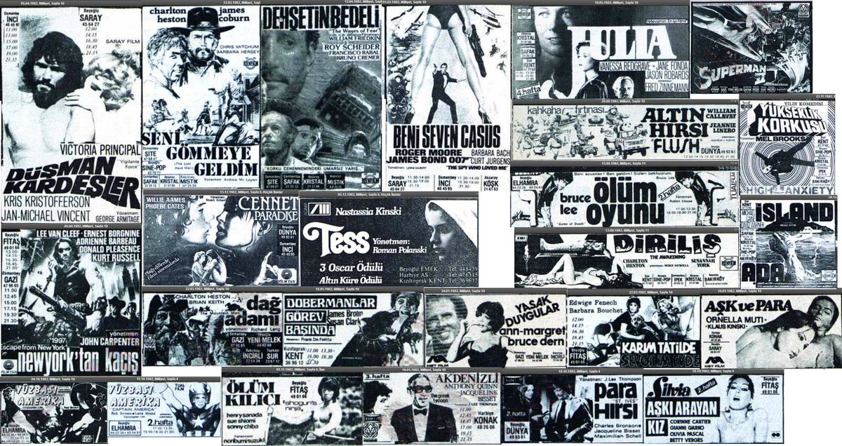 1982'de gösterime giren filmler
1. Bölüm