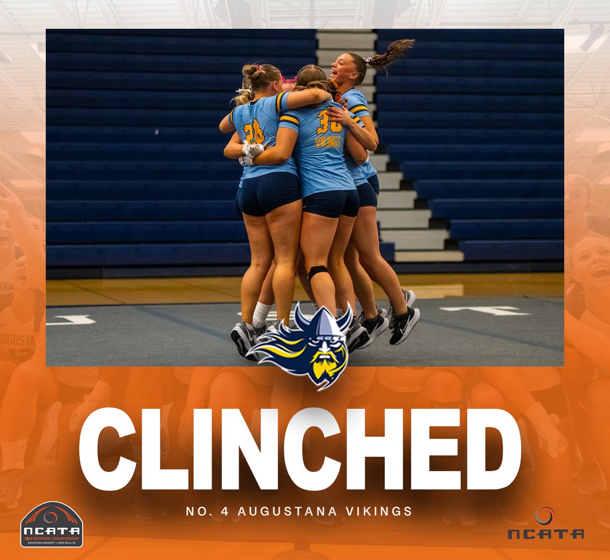 Bringing home the No. 4 seed.... <a href="/AugieAcroTumb/">Augustana Acrobatics & Tumbling</a> 🌟