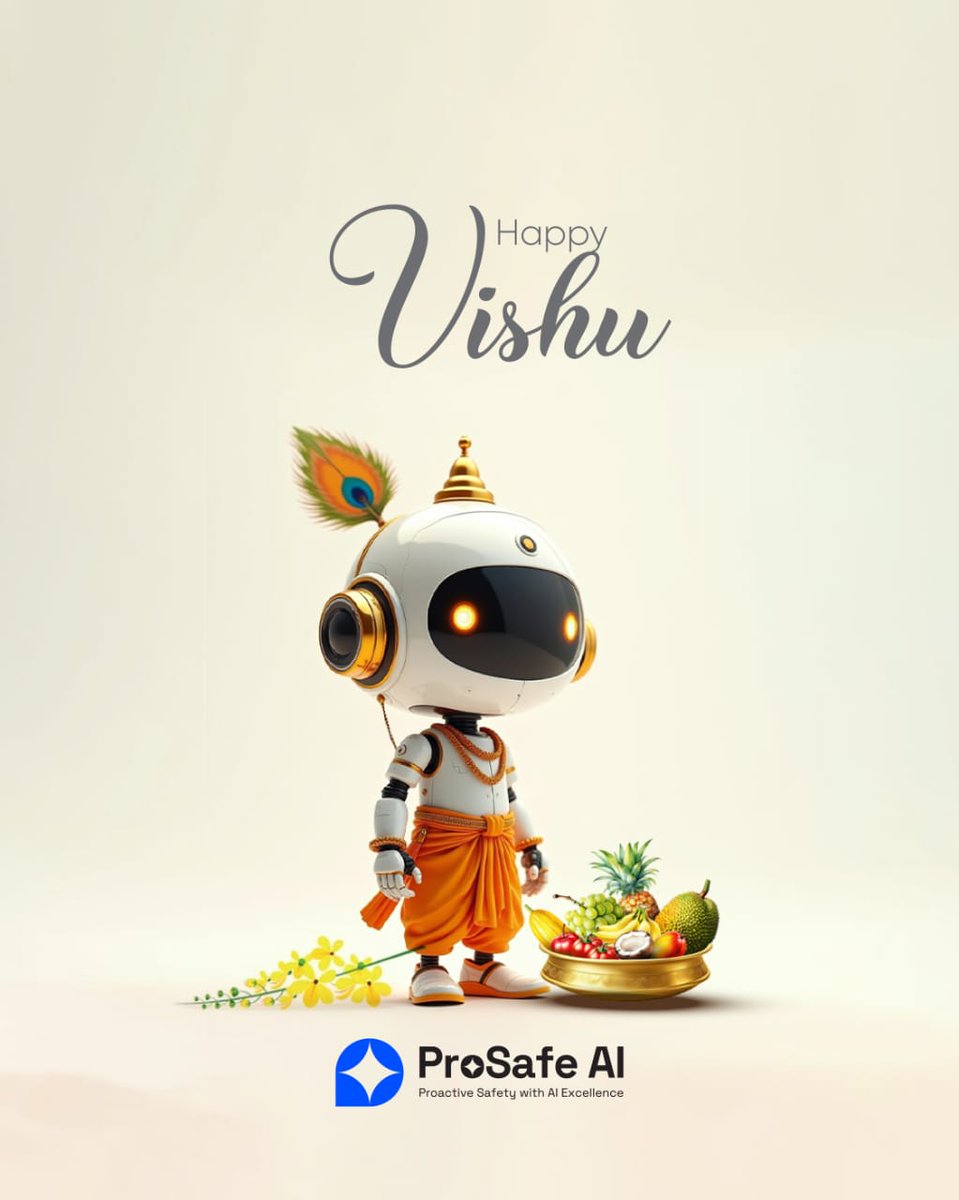 Wishing you a safe, prosperous, and innovative Vishu! 
At ProSafe AI, we believe every new beginning deserves the assurance of safety and growth.
#HappyVishu #AIForSafety #ProSafeAI