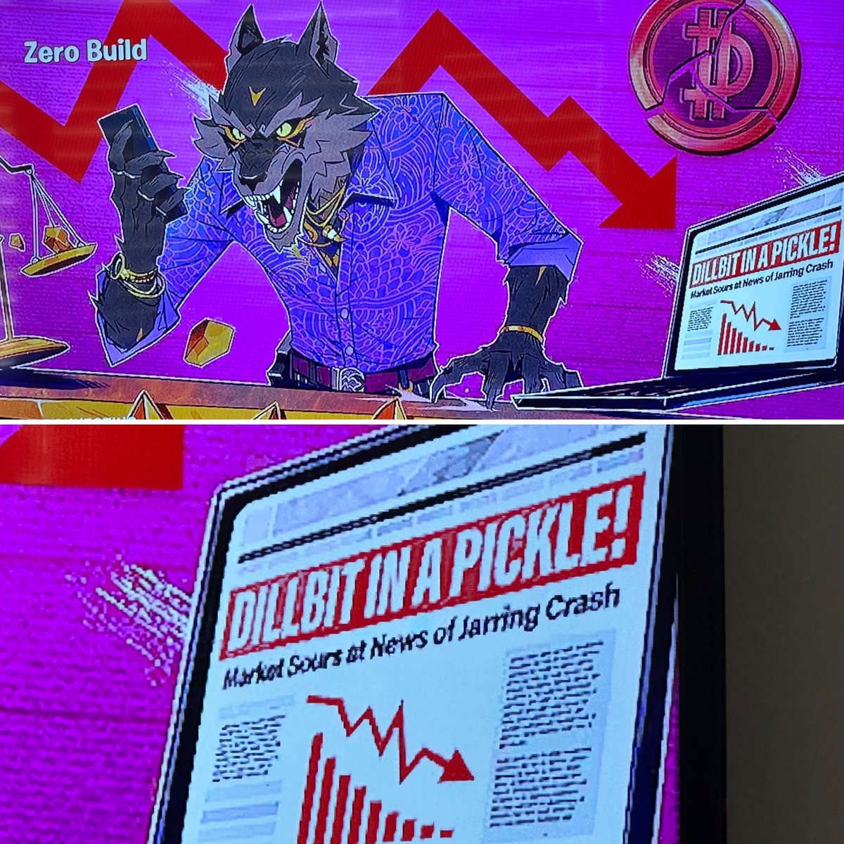 Even <a href="/Fortnite/">Fortnite</a> is worried about the markets. 😬