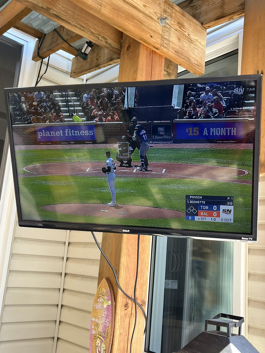 BSlymer's tweet photo. Great afternoon outside in Barrhaven @TSN1200 @TSNJR @TSNSteveLloyd @TSNHammer Will be flipping back &amp; forth between Sens &amp; Jays. https://t.co/mHhnPaSs8m