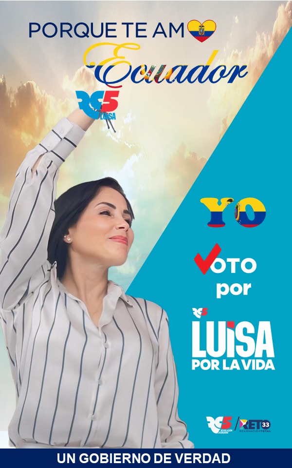 LuisaMaldo75992's tweet photo. También es mi responsabilidad construir el país donde vivo x mí, los míos y x tod@s quienes vivimos aquí. Hago mi parte que implica visión, amor y valentía. Pongo la otra parte en los gobernantes y hoy deposito mi confianza y esperanza en mi tocaya @LuisaGonzalezEc @MashiRafael https://t.co/xBYfwatcTB
