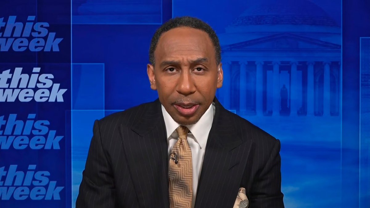 NewsWire_US's tweet photo. ESPN’s Stephen A. Smith says he has “no choice” but to consider a run for president. https://t.co/XYRcEX5RDi