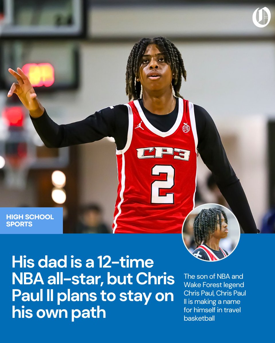 Langston Wertz Jr. (@langstonwertzjr) on Twitter photo The son of NBA and Wake Forest legend Chris Paul is making a name for himself in travel basketball
Meet Chris Paul II
āļø <a href="/JRWalk22/">Richard Walker</a>
šø <a href="/JKellyWalker/">KellyThompson</a>
charlotteobserver.com/sports/high-sc⦠The son of NBA and Wake Forest legend Chris Paul is making a name for himself in travel basketball
Meet Chris Paul II
āļø <a href="/JRWalk22/">Richard Walker</a>
šø <a href="/JKellyWalker/">KellyThompson</a>
charlotteobserver.com/sports/high-scā¦